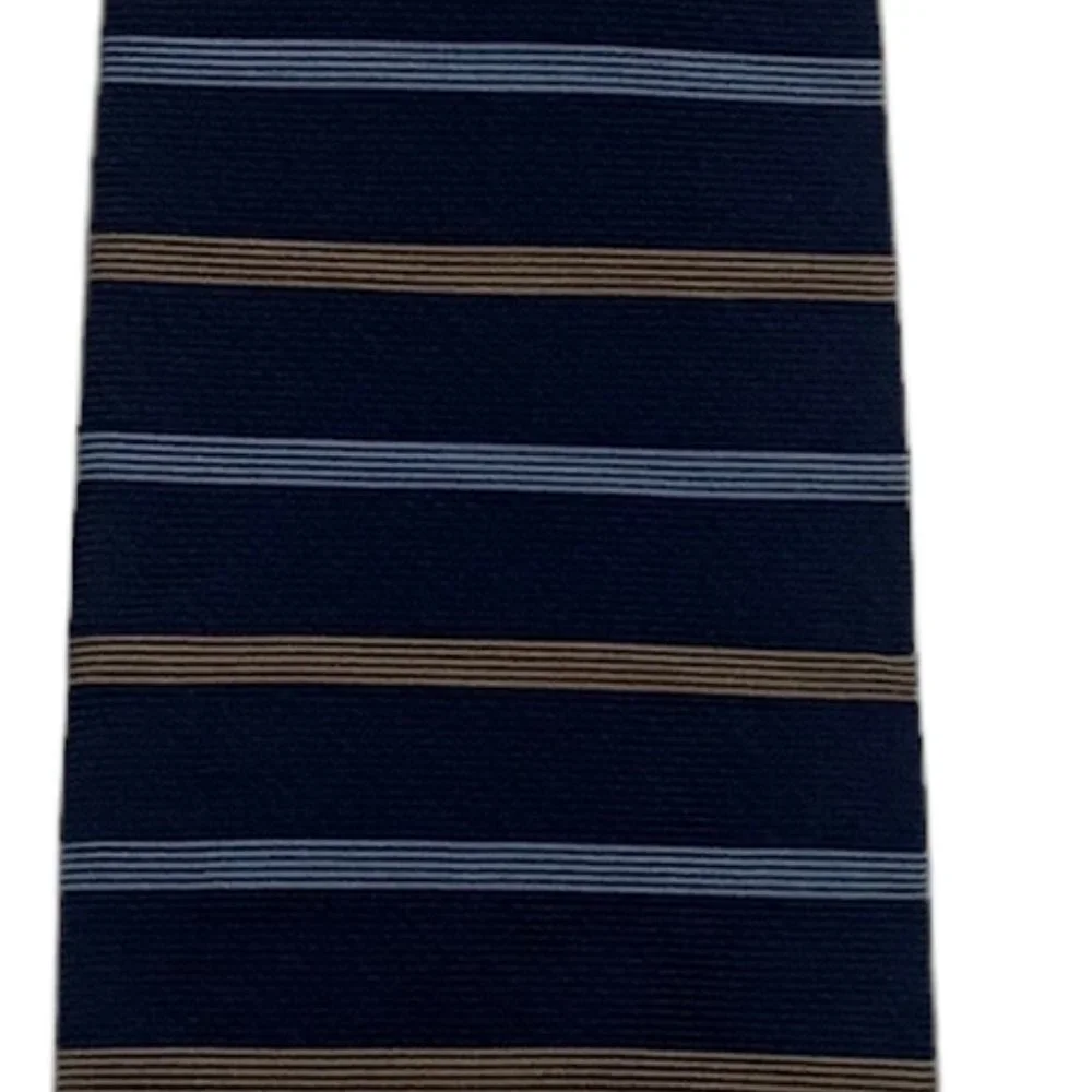 Brooks Brothers Striped 100% Silk Tie